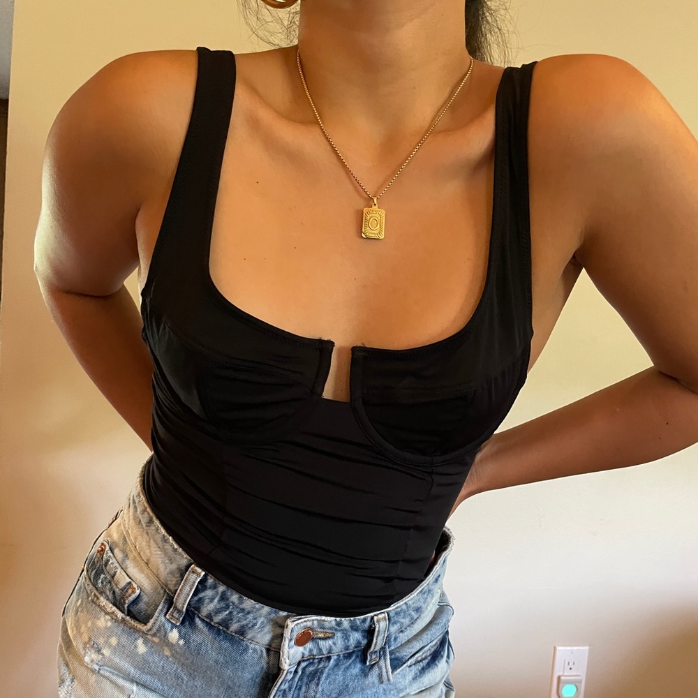 Forever 21 Black Bodysuit